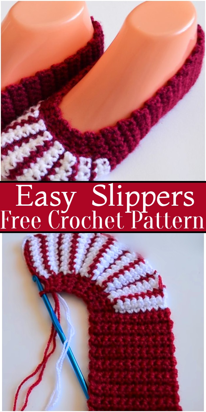 Crochet Easy Slippers Pattern