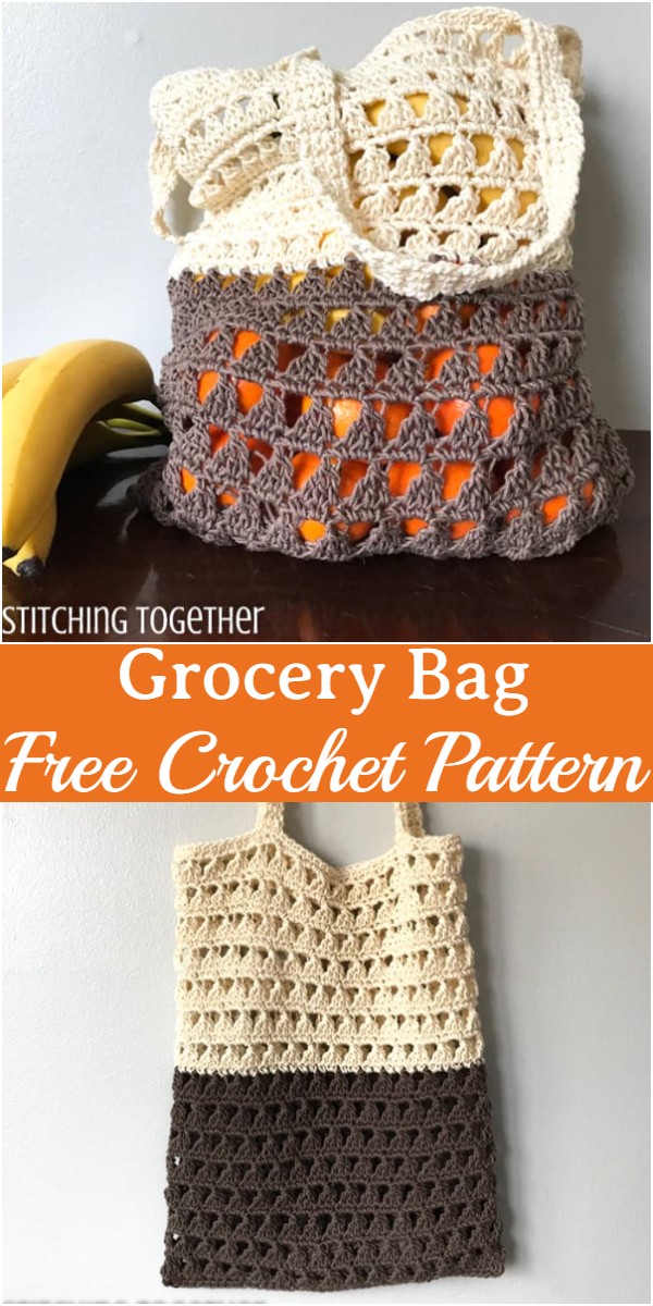 Crochet Grocery Bag Pattern