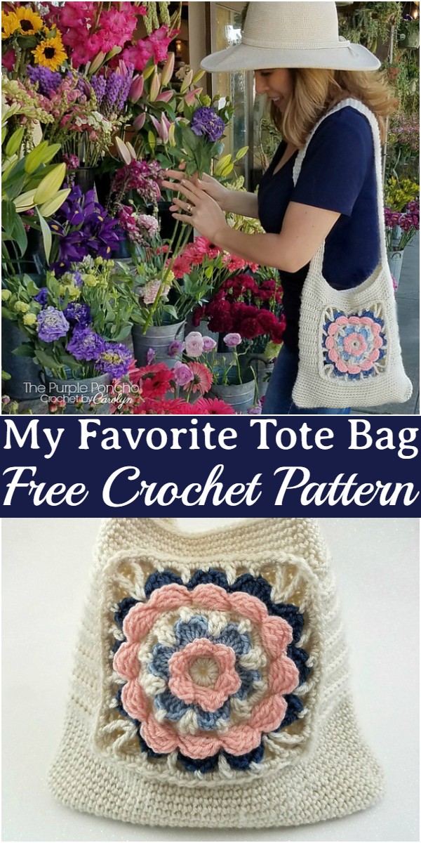 Crochet My Favorite Tote Bag Pattern