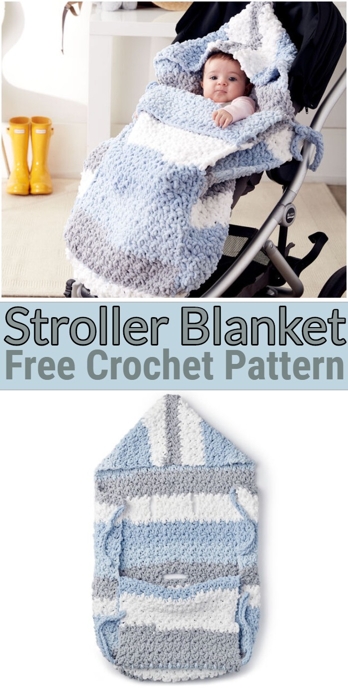 Crochet Stroller Blanket