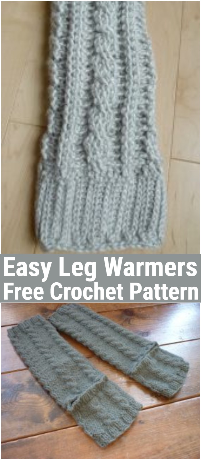 Easy Leg Warmers Crochet Pattern