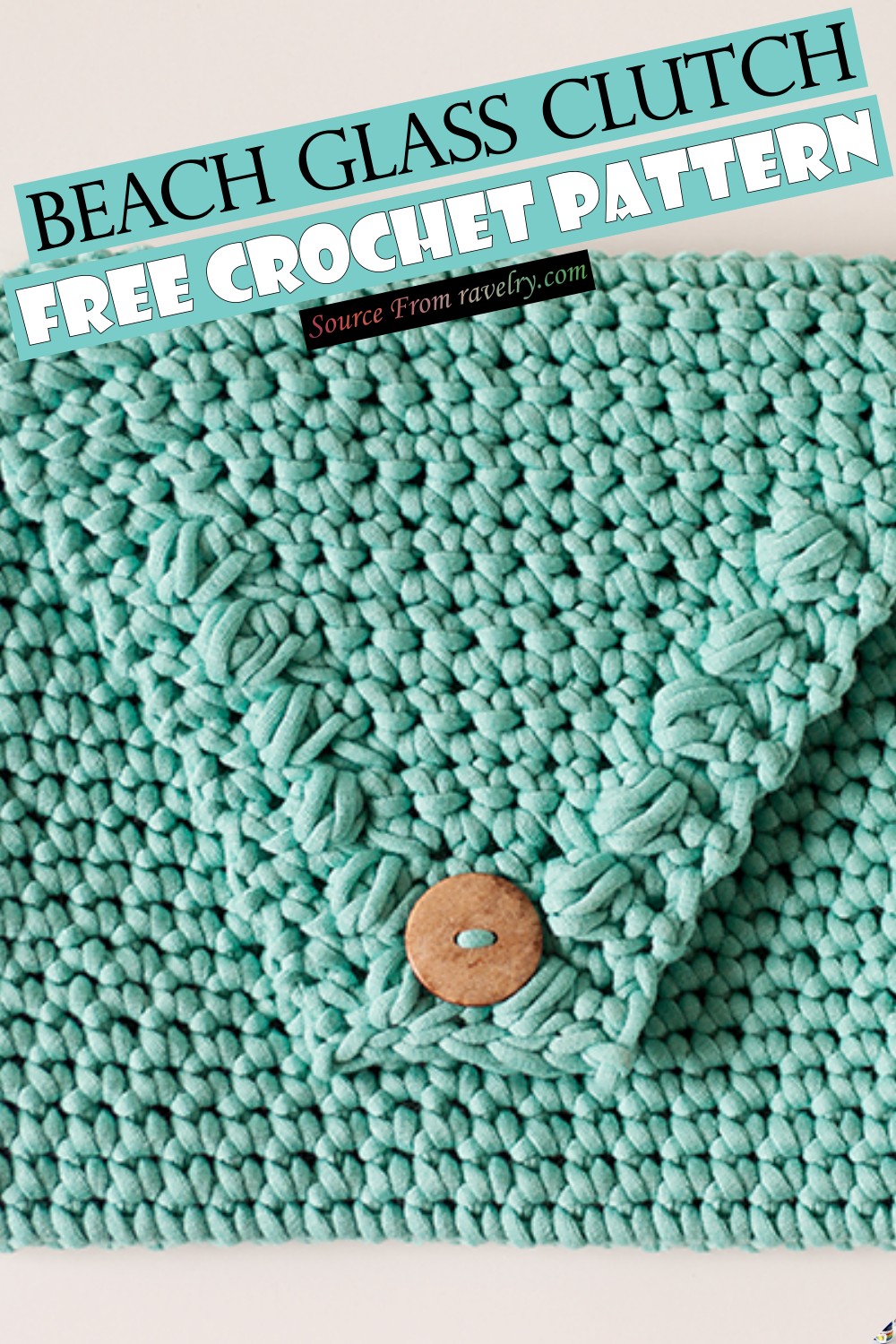 Free Crochet Beach Glass Clutch Pattern