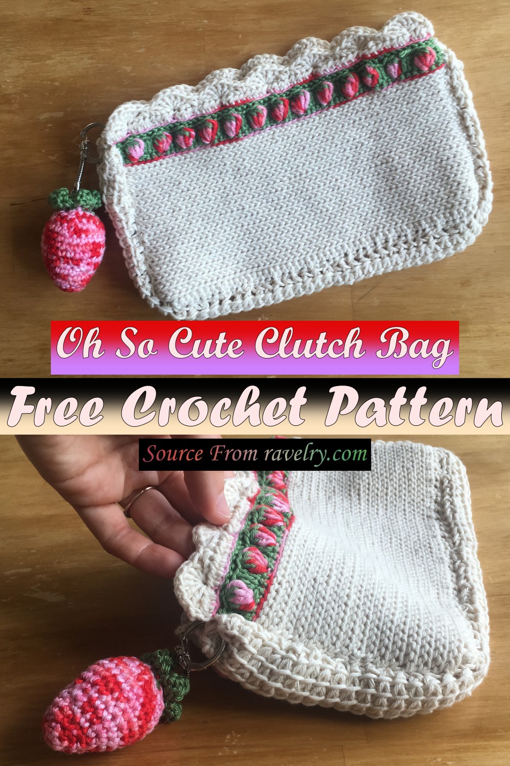 Free Crochet Oh So Cute Clutch Bag Pattern