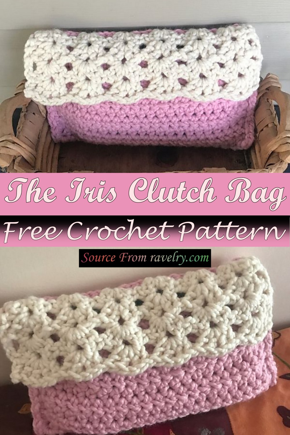 Free Crochet The Iris Clutch Bag Pattern