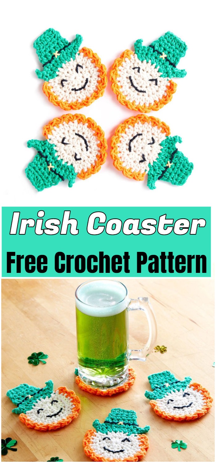 Irish Crochet Coaster