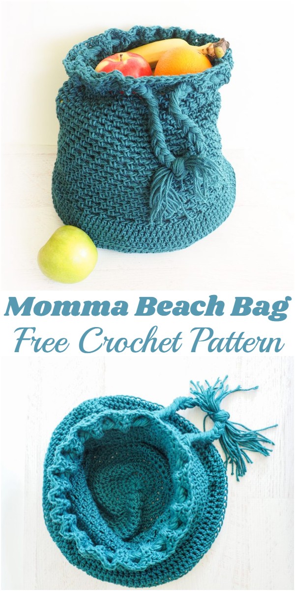 Momma Beach Bag Crochet Pattern