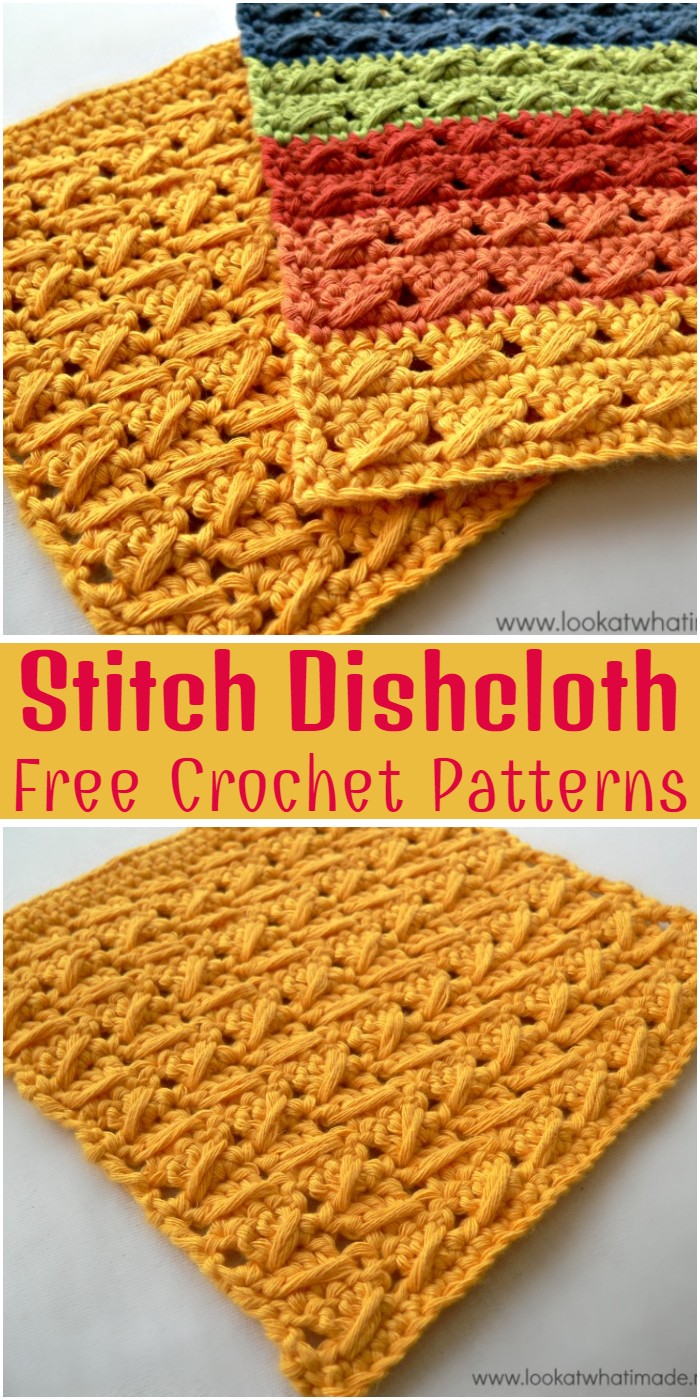 Stitch Crochet Dishcloth Patterns