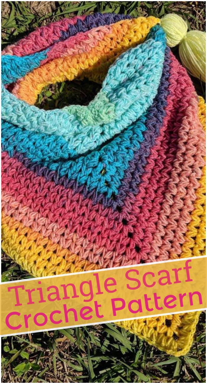 Triangle Scarf Crochet Pattern