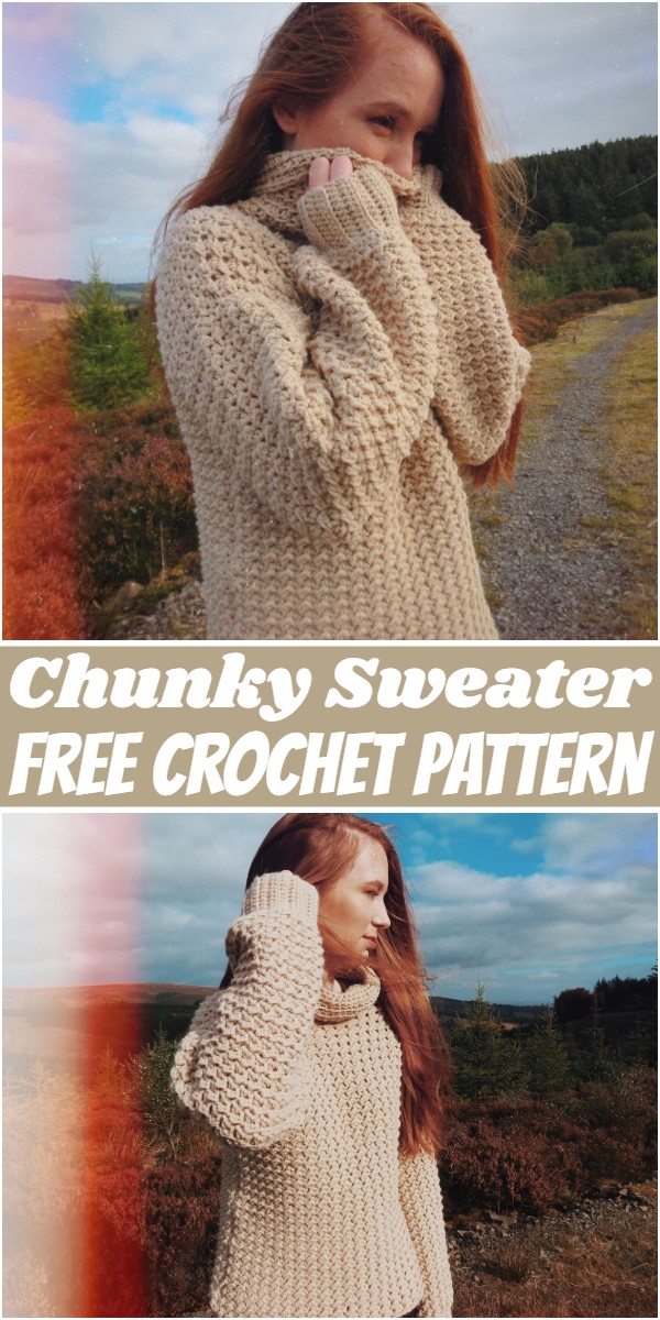 Crochet Chunky Sweater Pattern