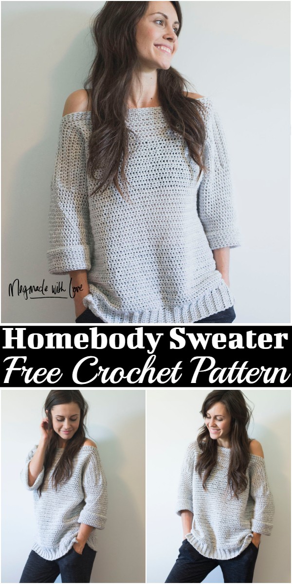 Crochet Homebody Sweater Pattern