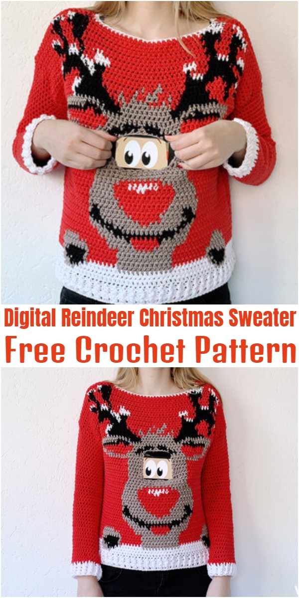 Digital Reindeer Christmas