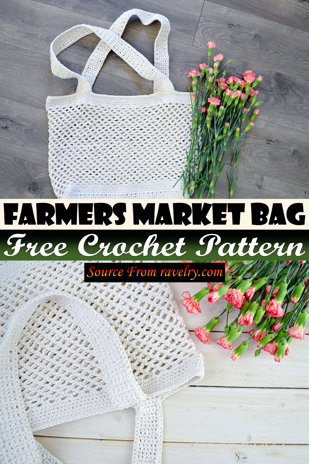 Free Crochet Farmers Market Bag Pattern