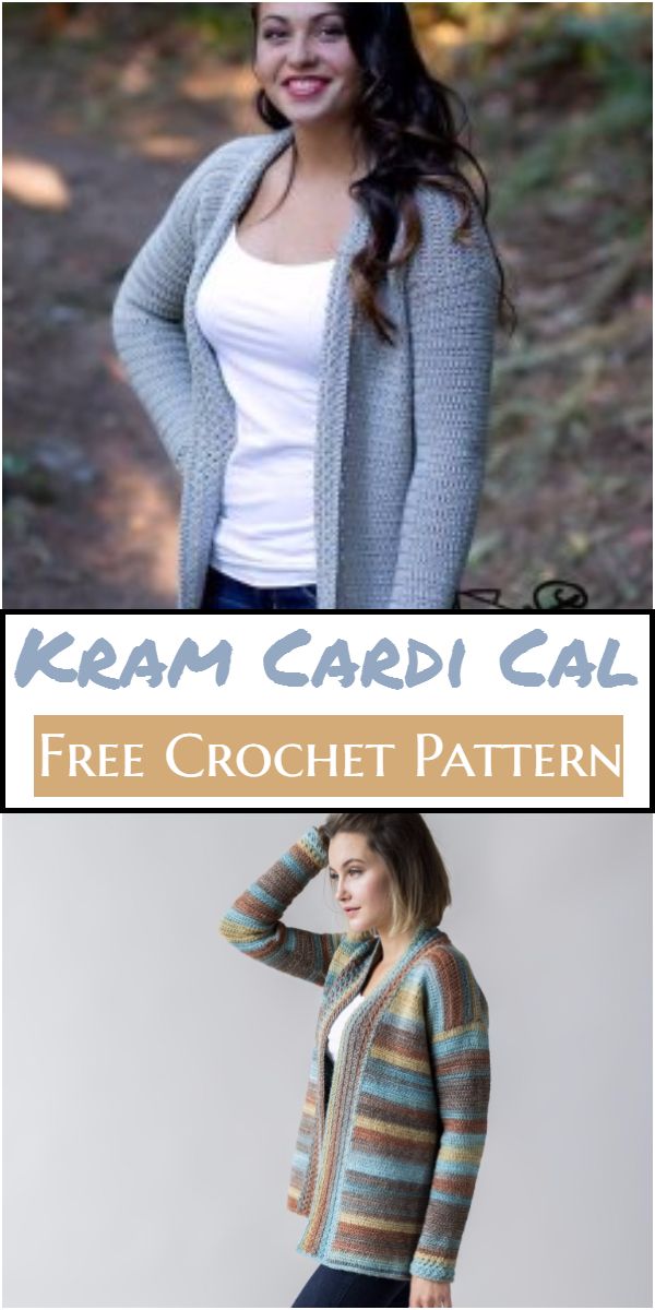 Crochet Kram Cardi Cal Free Pattern