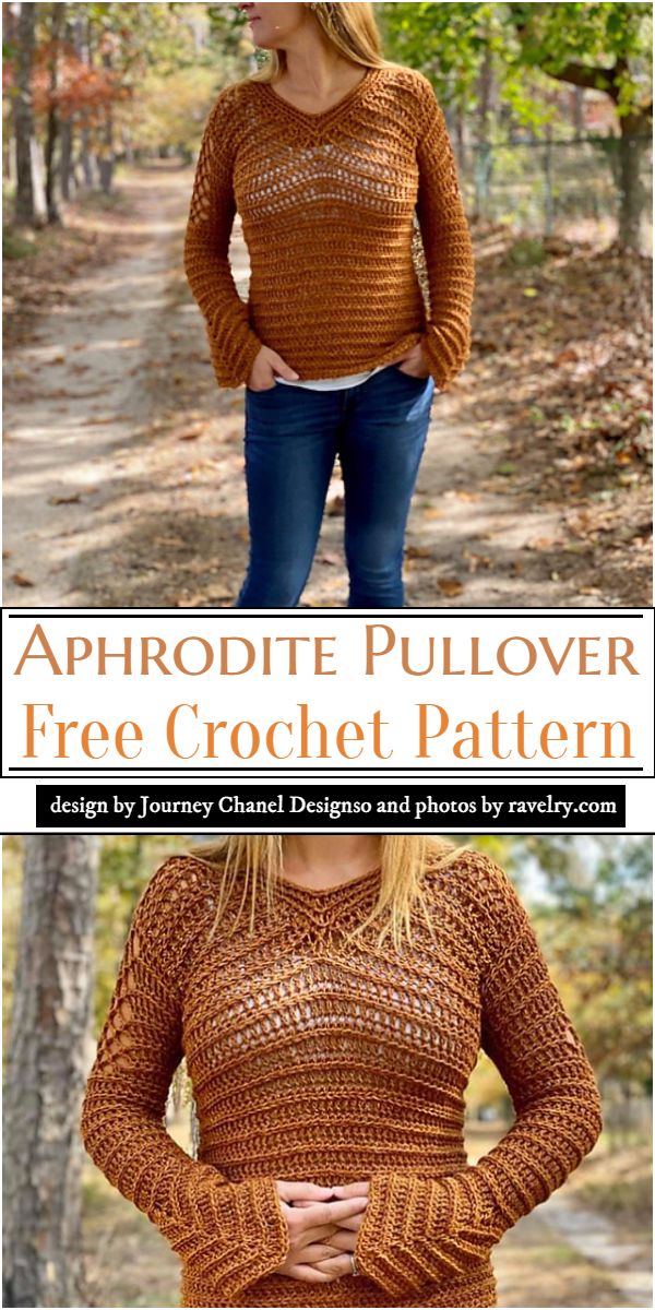 Aphrodite Pullover Crochet Pattern