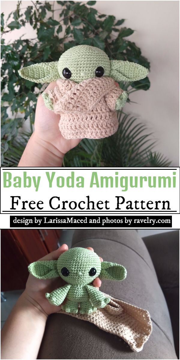 Baby Yoda Amigurumi Crochet Pattern