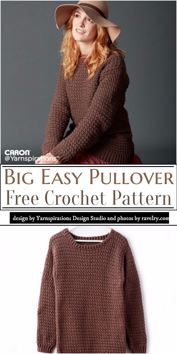 Big Easy Pullover Crochet Pattern