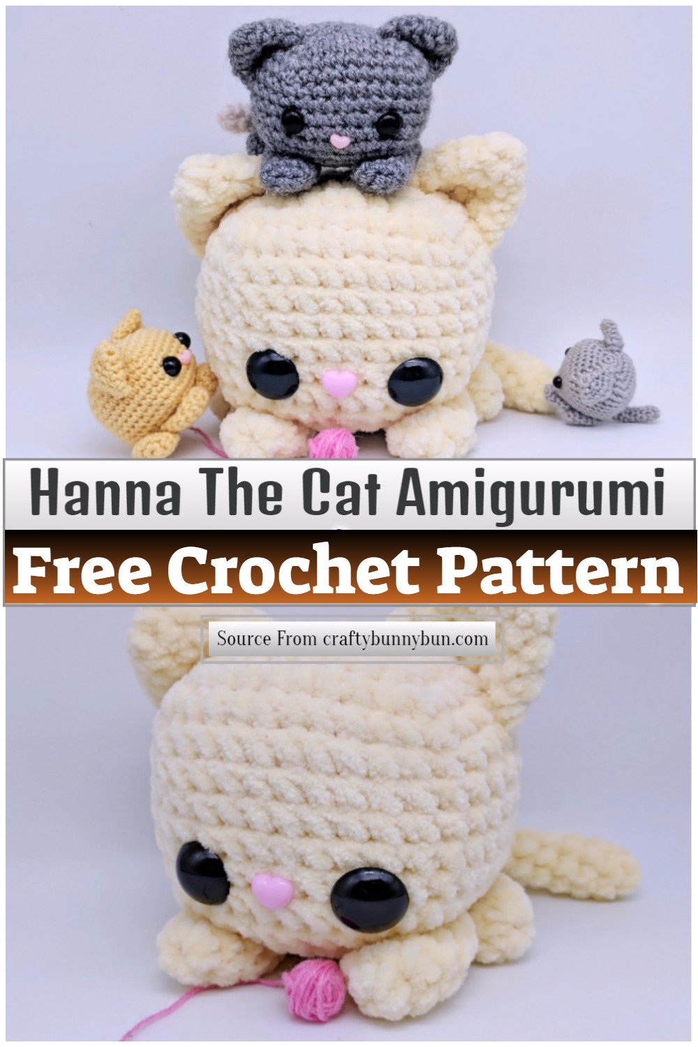 Cube Kitty Cat Amigurumi Pattern 1