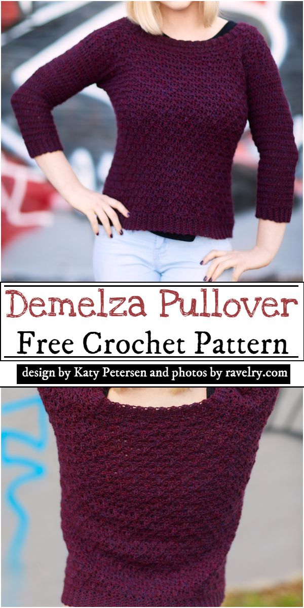 Demelza Pullover Crochet Pattern