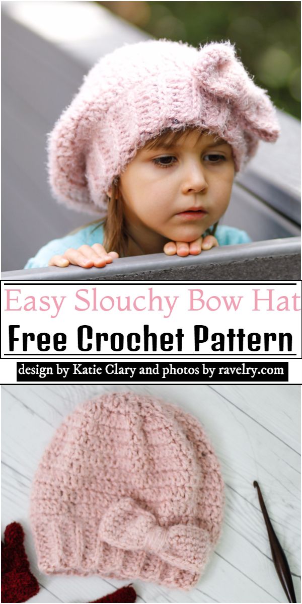 Easy Slouchy Hat Crochet Pattern