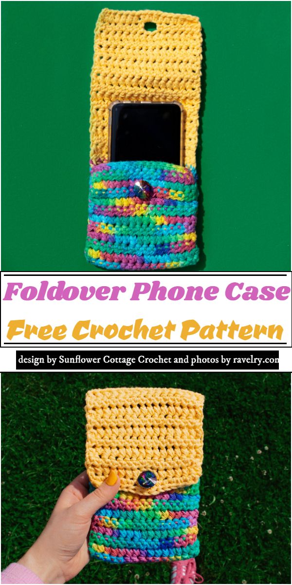 15 Trendy Free Crochet Phone Case Patterns
