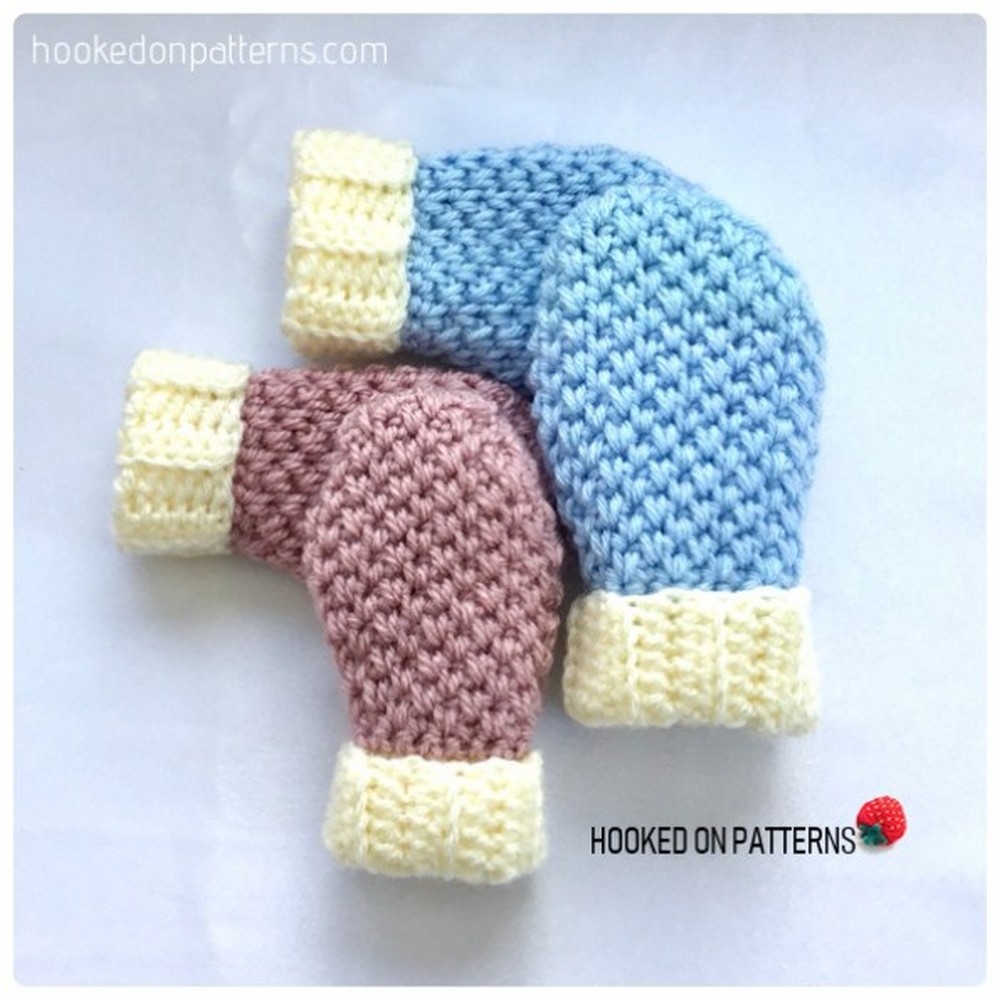 Free Baby Mittens Crochet Pattern