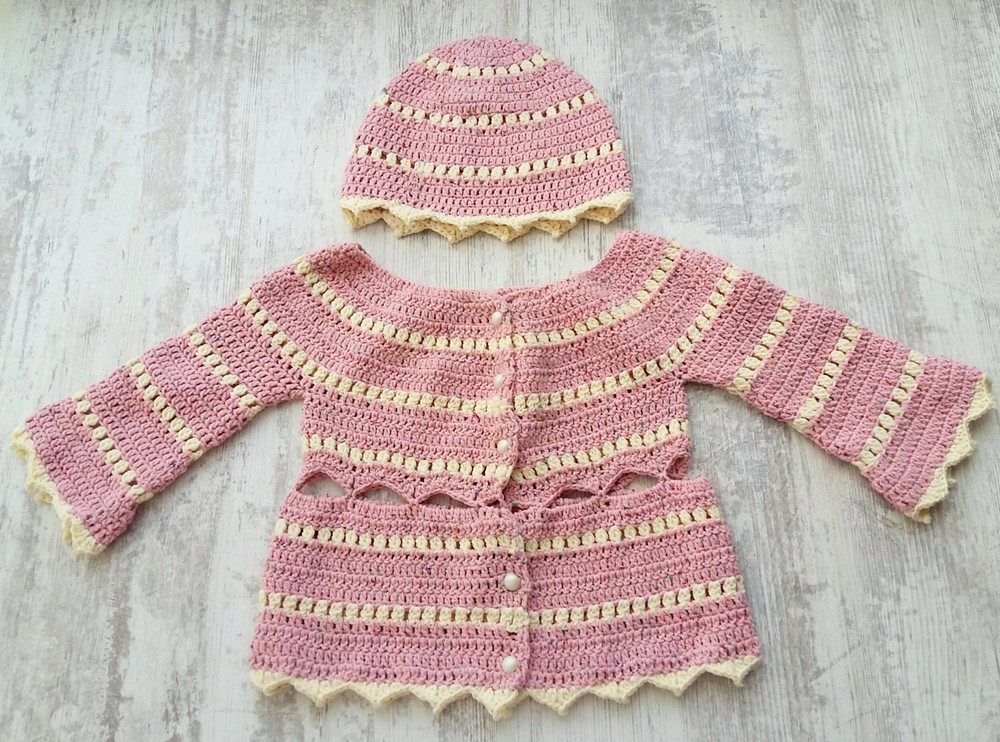Free Crochet Baby Jacket Pattern