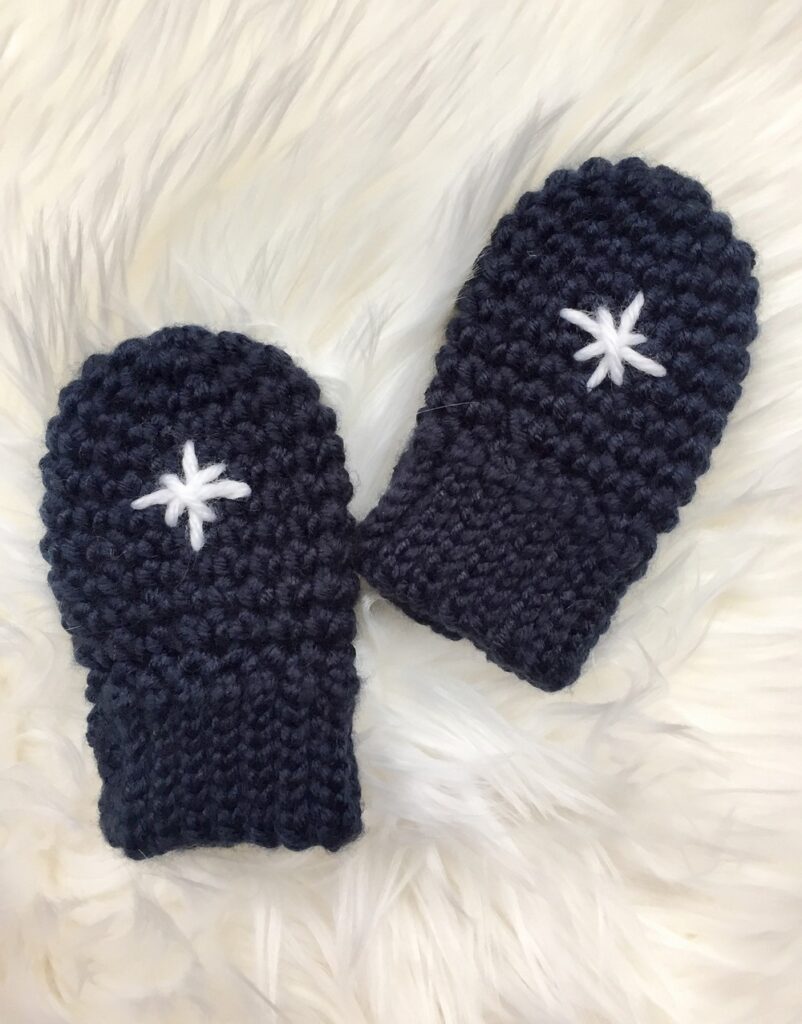 24 Cozy And Stylish Free Crochet Baby Mitten Patterns