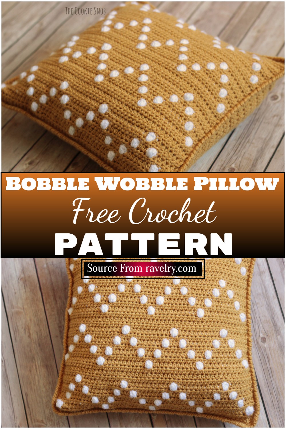 Free Crochet Bobble Wobble Pillow Pattern 1