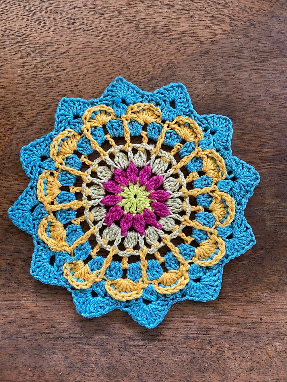 Free Crochet Jaina Mandala Pattern
