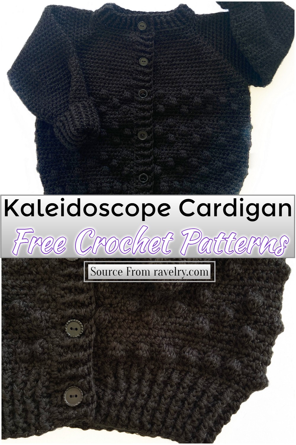 Free Crochet Kaleidoscope Cardigan Pattern