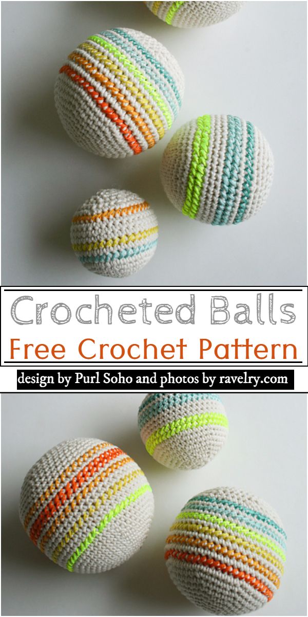 Free Crocheted Balls Pattern