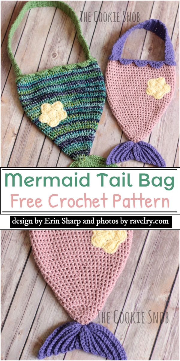 Mermaid Tail Bag Crochet Pattern