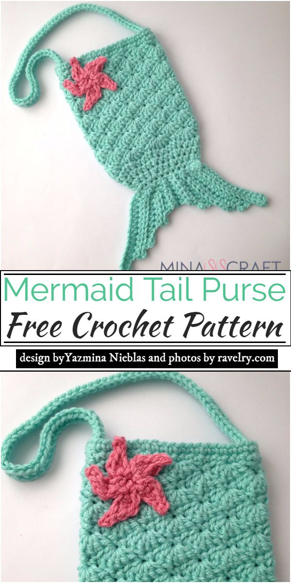 Mermaid Tail Purse Crochet Pattern