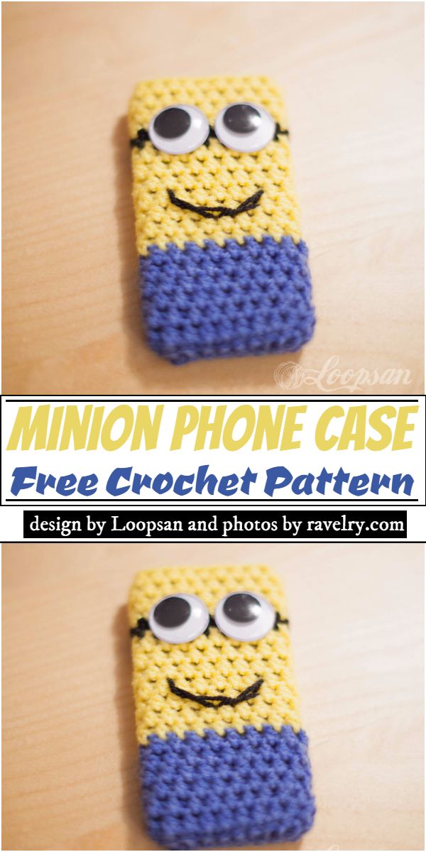 Minion Phone Case Crochet Pattern