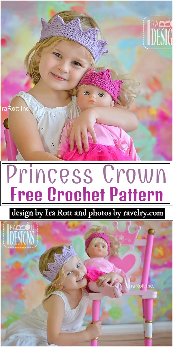 Princess Crown Crochet Pattern