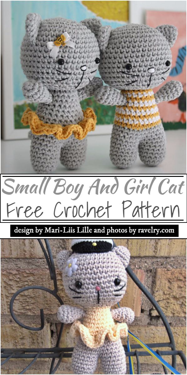 Small Boy And Girl amigurumi 