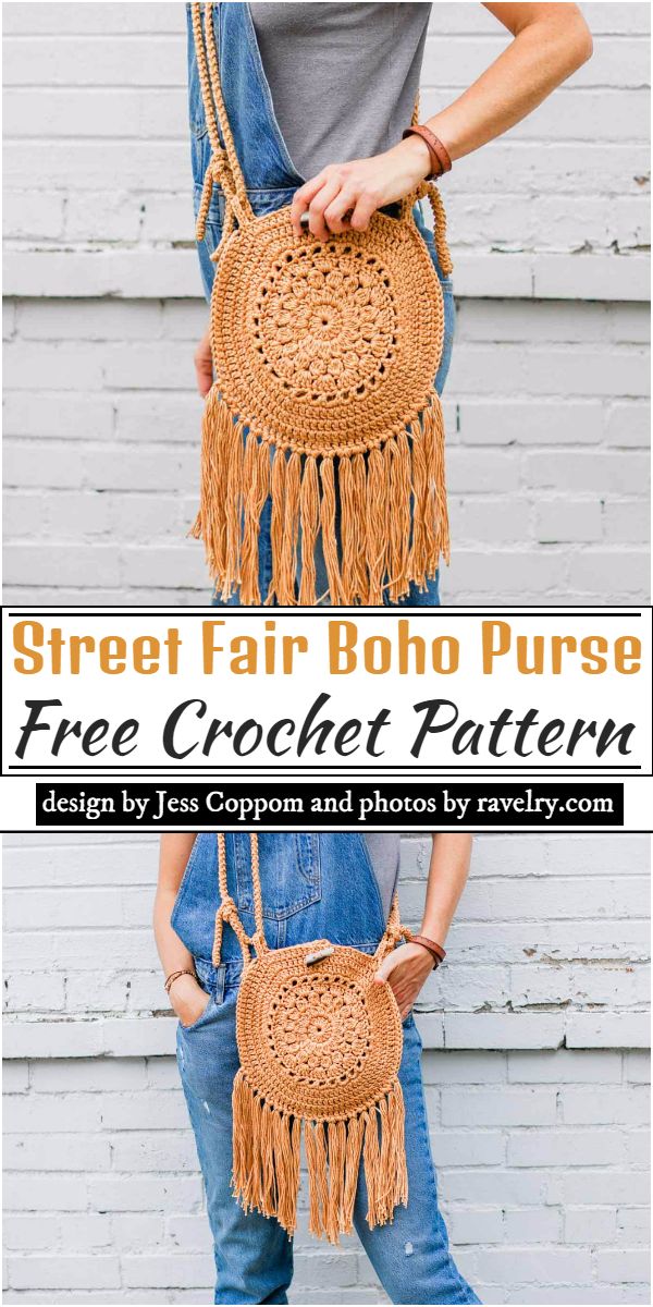 Street Fair Boho Purse Crochet Pattern