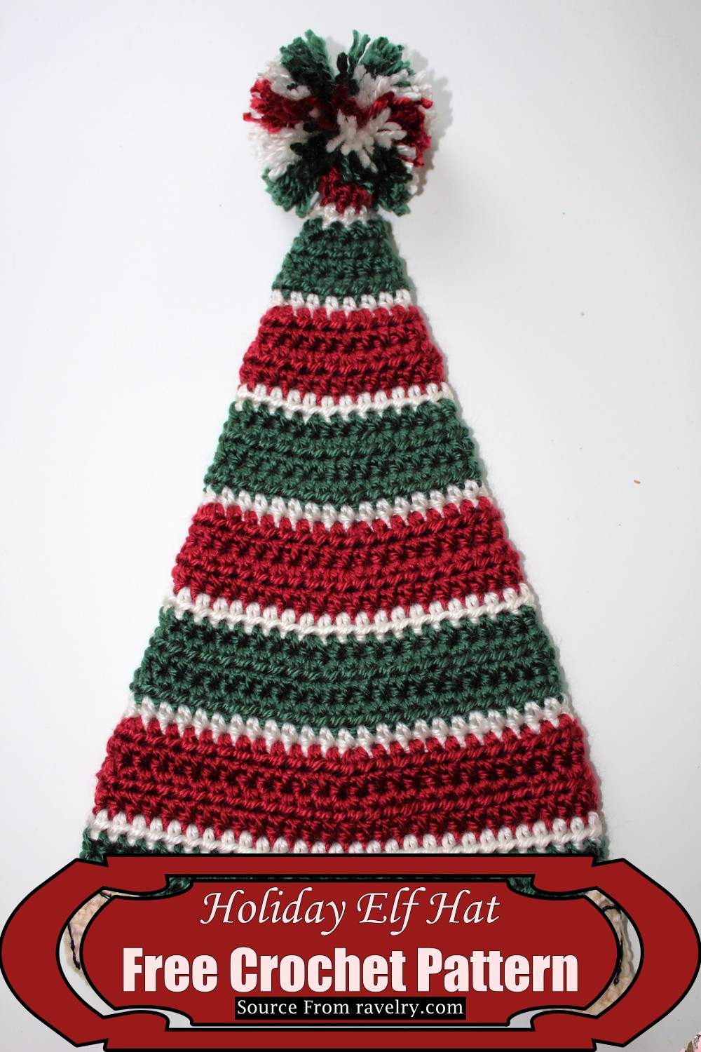 Crochet Holiday Elf Hat Pattern