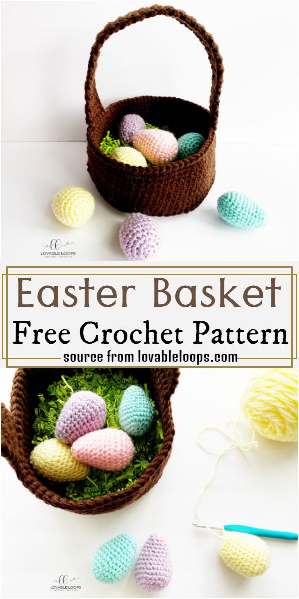 Easter Basket Crochet Pattern