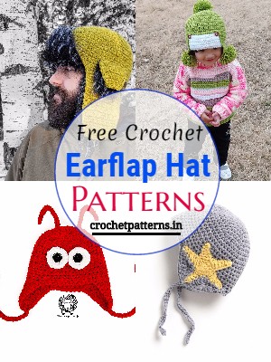 Quickest and Fastest Crochet Hat -Free Crochet Earflap Hat Patterns For Baby Wear