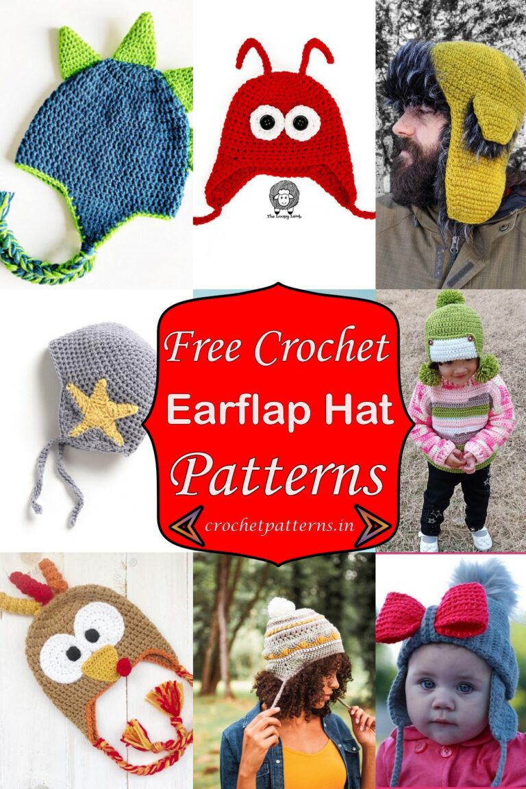 Quickest and Fastest Crochet Hat Free Crochet Earflap Hat Patterns For
