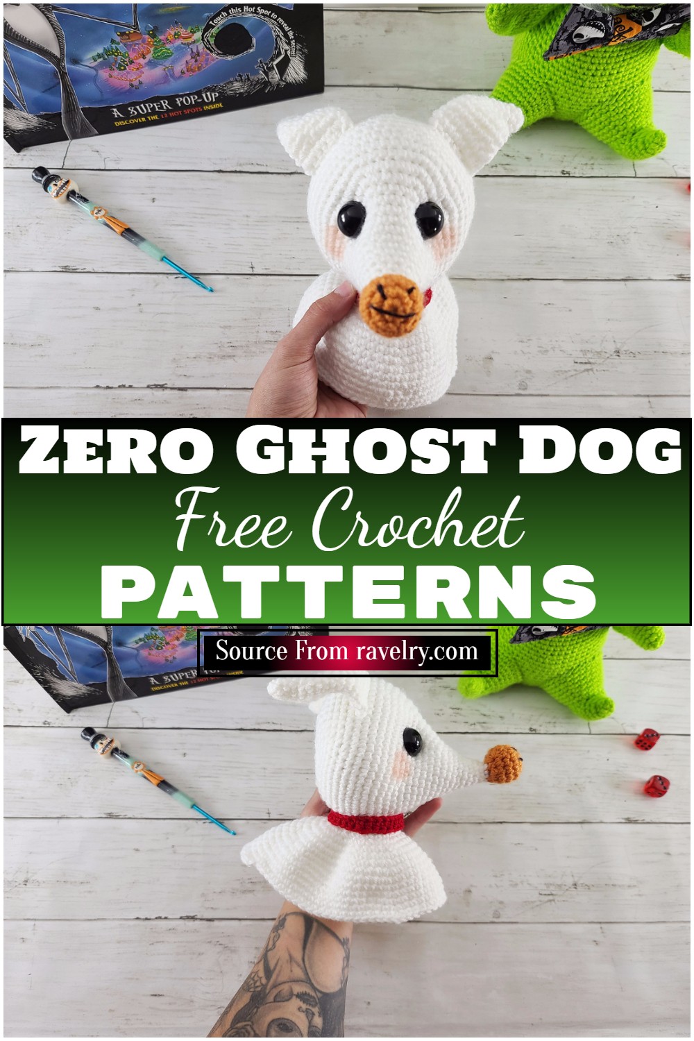 Free Crochet Zero Ghost Dog