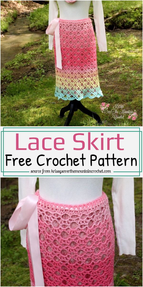 Lace Skirt Crochet Pattern