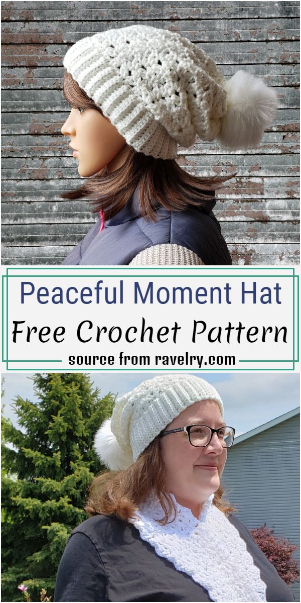 Peaceful Moment Hat Crochet Pattern