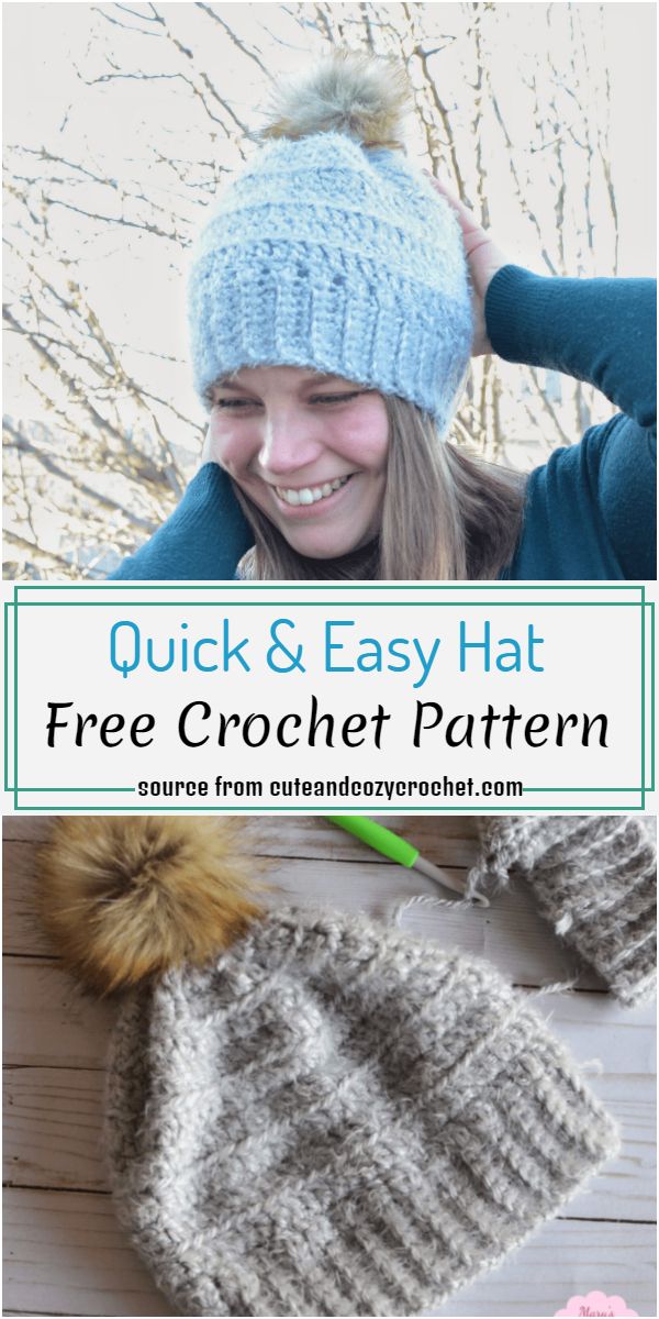 Quick & Easy Hat Crochet Pattern