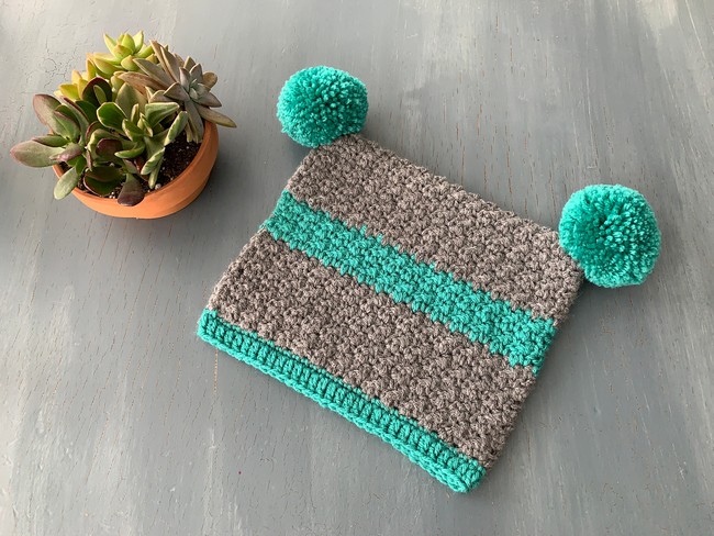 Rumpelstiltskin Double Pom Pom Hat