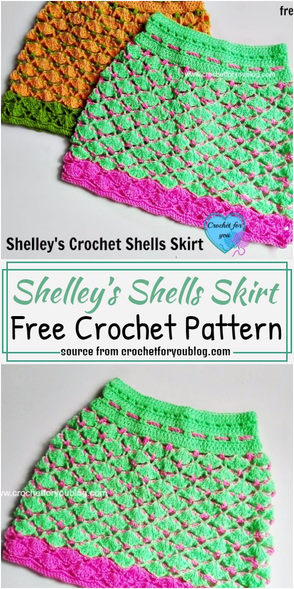 Shelley’s Shells Skirt Crochet Pattern