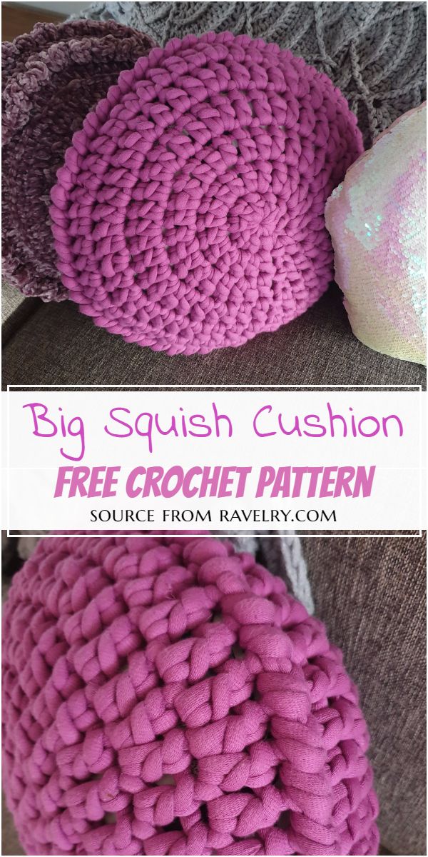 Big Squish Cushion Crochet Pattern