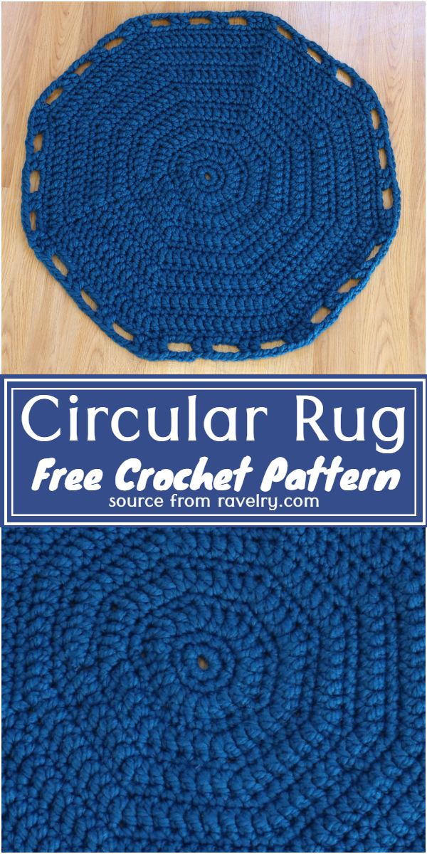 Circular Rug Crochet Pattern