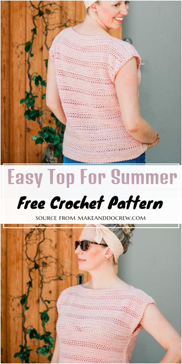 Crochet Easy Top Pattern For Summer